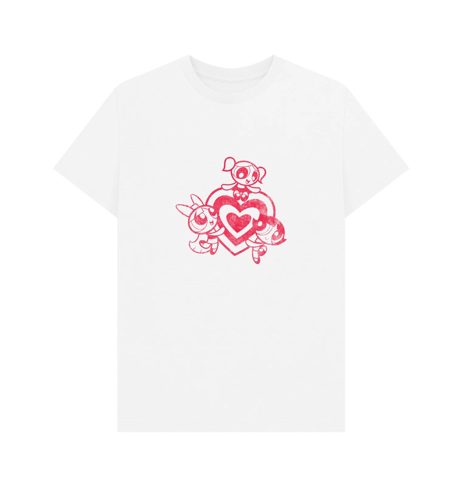 PREMIUM OFFICIAL The Powerpuff Girls The Powerpuff Girls Outline Graphic Whit... S