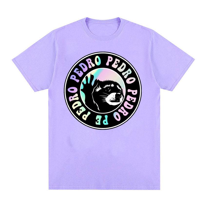 

Забавные милые футболки с мемом Педро Енота для мужчин и женщин, винтажная футболка большого размера с героями мультфильмов, модная кавайная хлопковая футболка с коротким рукавом