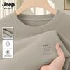 JEEP SPIRIT Men's Loose Fit Round Neck Sweatshirt
