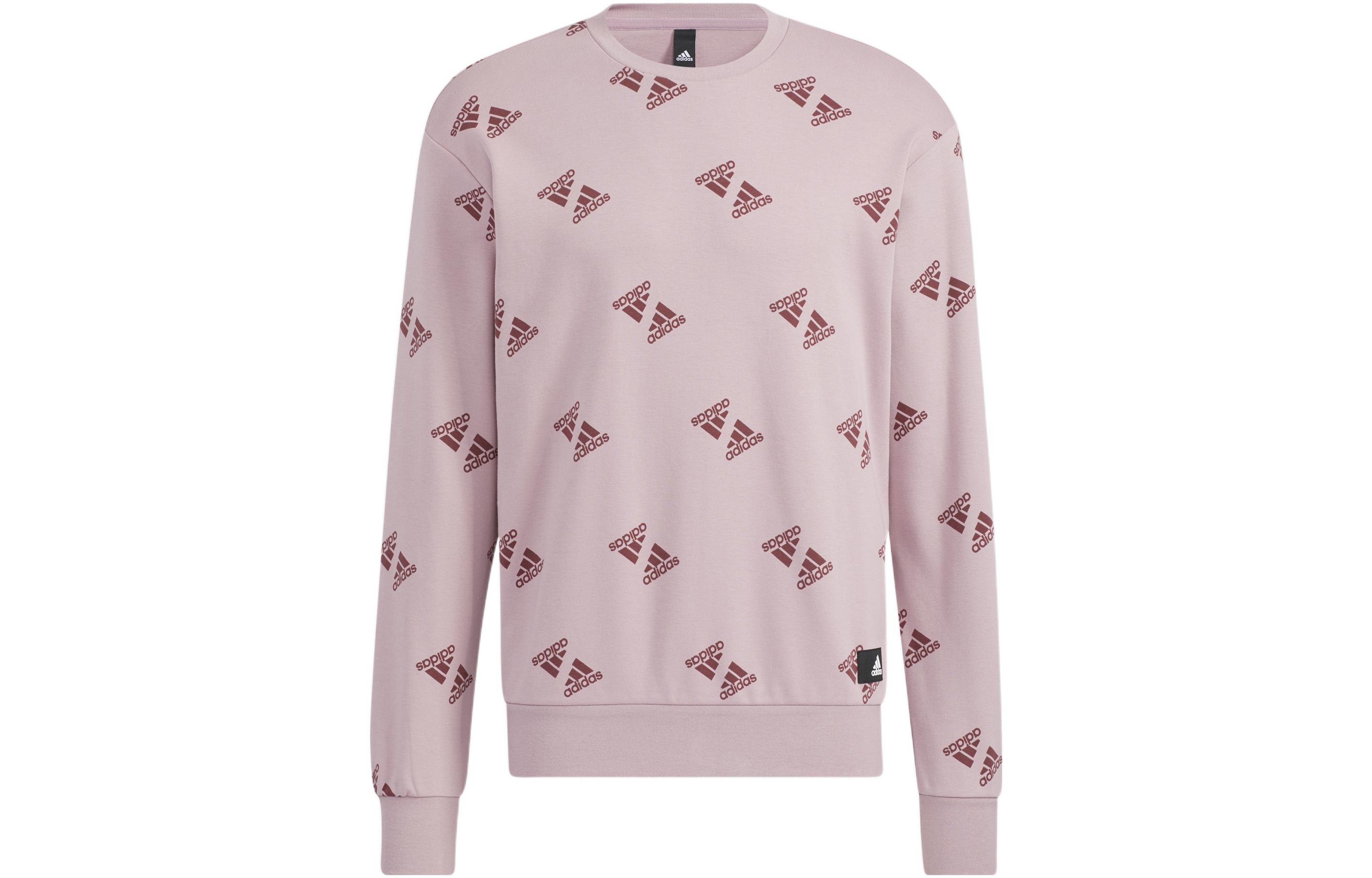 Adidas Sweatshirts Unisex Pink Crew Neck Moderate Other HE7449 XL