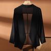 Mantelline Estive da Donna Protezione Solare Scialle Largo Kimono Giacca in Chiffon Sottile Donna Protezione Solare Cardigan da Spiaggia Copricostume Bikini