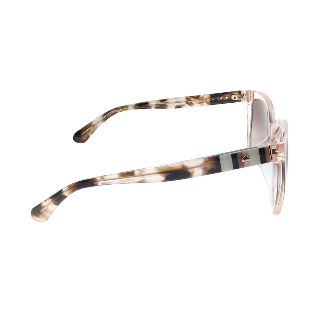 Kate Spade  Ks Kiya 733 Womens Cat Eye Sunglasses Crystal Peach