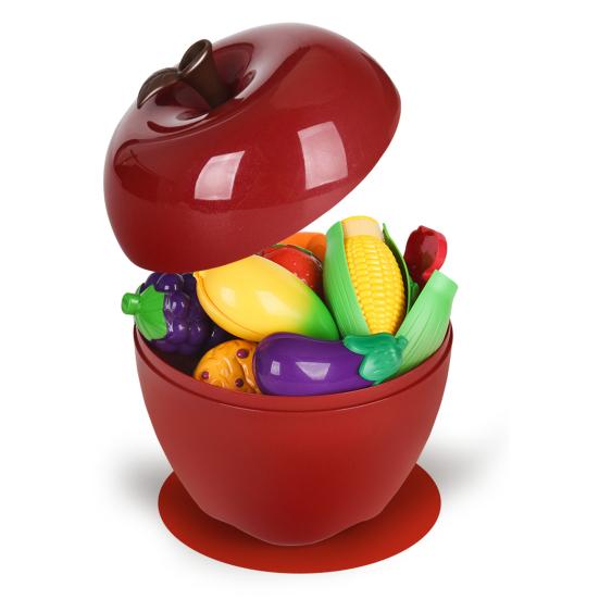 Fruit Shape Storage Box Treats Toys Organizer Large Capacity Lightweight Portable