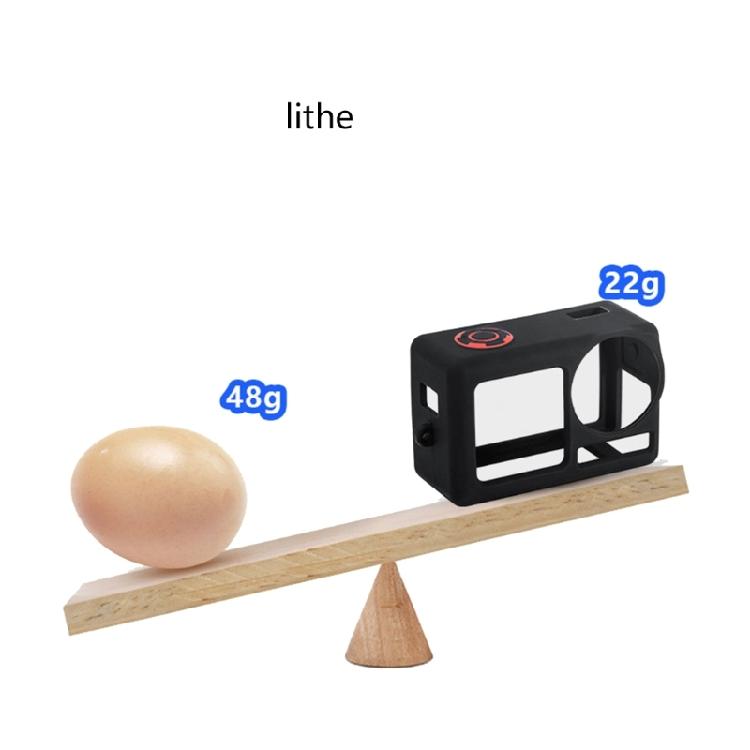 Flexible Silicone Camera Cover Case Protector and Lens Guard with Fall Prevention Rope for Action 5 Professional