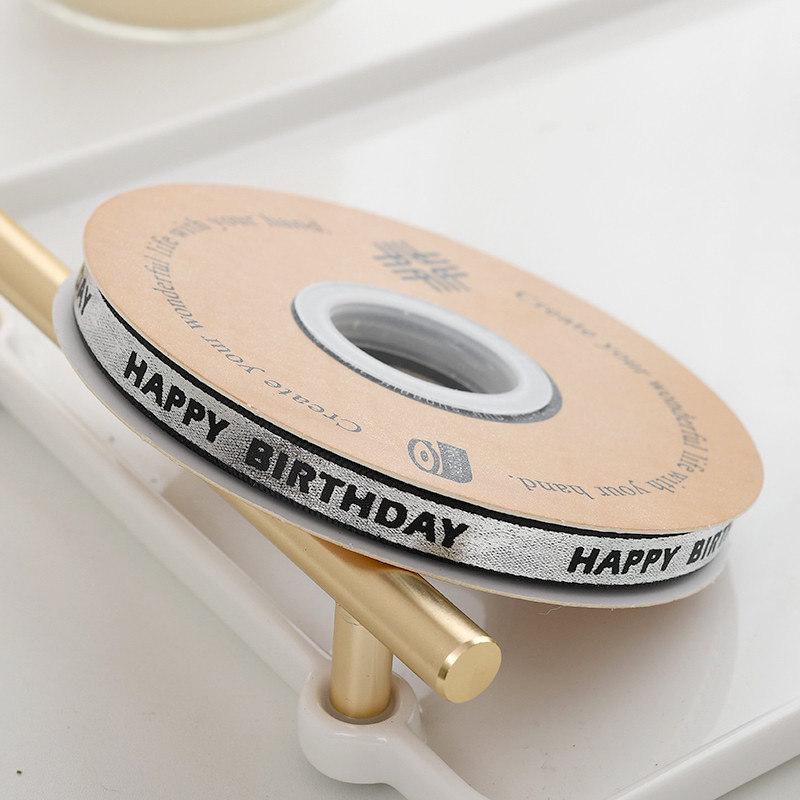 Små gull- og sølvbarer, bånd, gullfolie, sommerfuglbånd, blomsterkunst, blomster til DIY baking, kake- og gaveeskedekorasjon