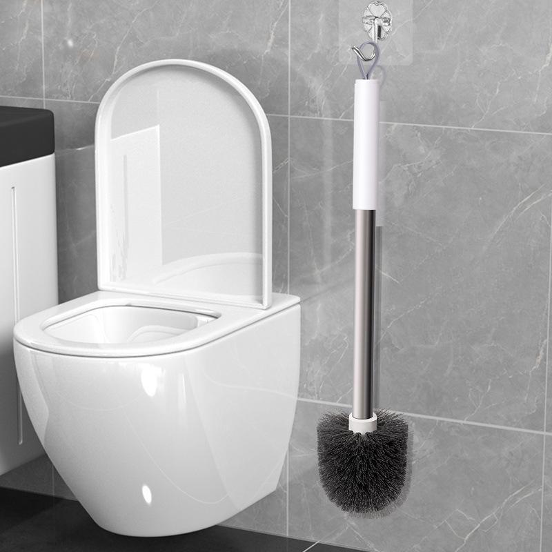 Cleaning Toilet Brush Household Toilet Washing Toilet Brush No Dead Ends with Base Long Handle Set Bathroom Dredging Artifact