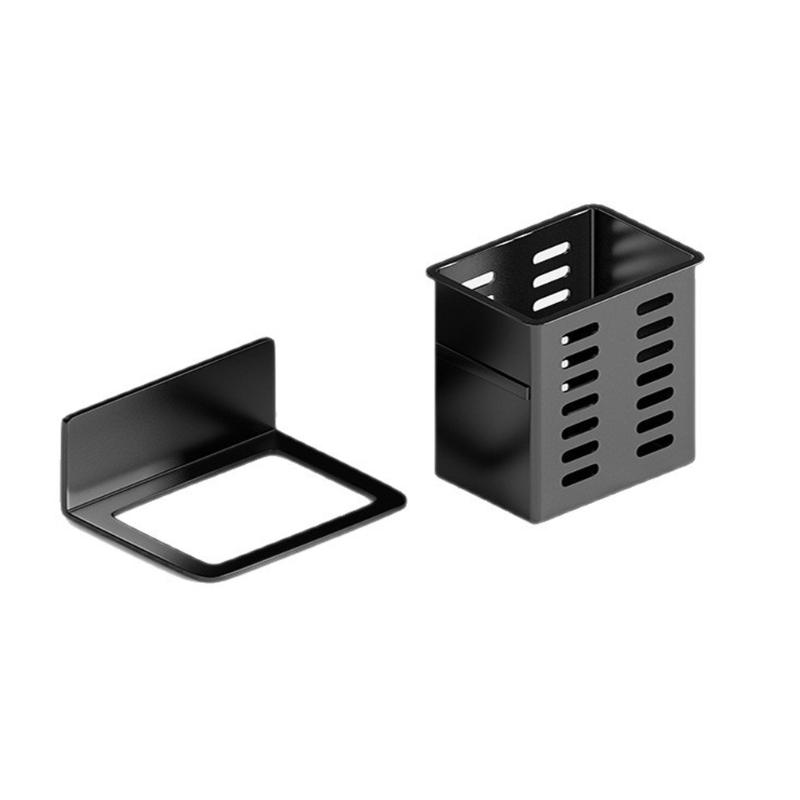Strong Adhesive Wall Mount Chopsticks Organizers Plastic Multiple Use Rack For Utensils Brushes And Small Items