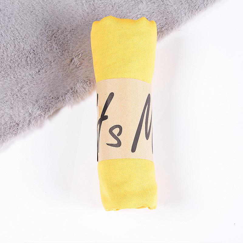 2022 Women's Cotton & Linen Candy Color Neck Scarf – Soft, Solid Hue Gift Scarf