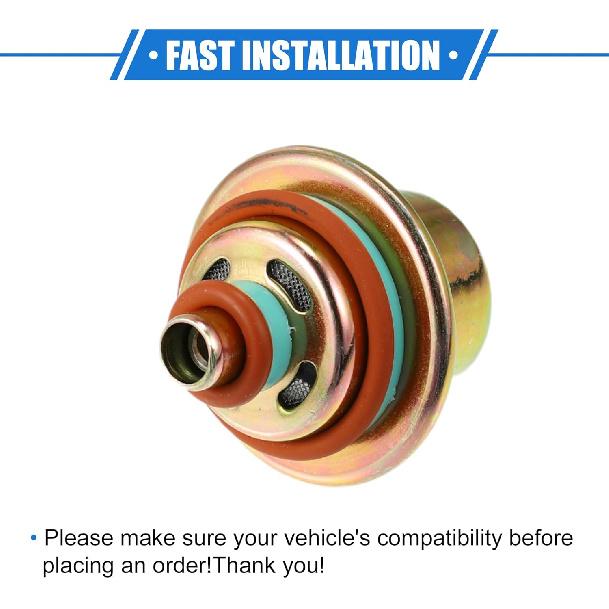 Kraftstoffdruckregler Kompatibel für Jeep Wrangler 1991-1995, Langlebiges Metall Bronzefarbe