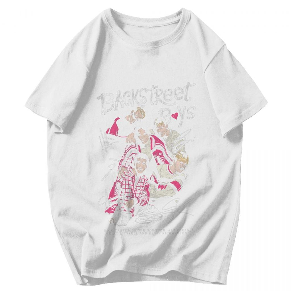 Men T Shirt Backstreet Boys Millennium Tour Retro Pops Y2K Graphic Short Sleeve Unisex Tops T Shirts