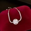 Gold-Plated Zircon Sun & Heart Bracelet: Stylish, Versatile, Elegant Light Luxury Jewelry for Women.