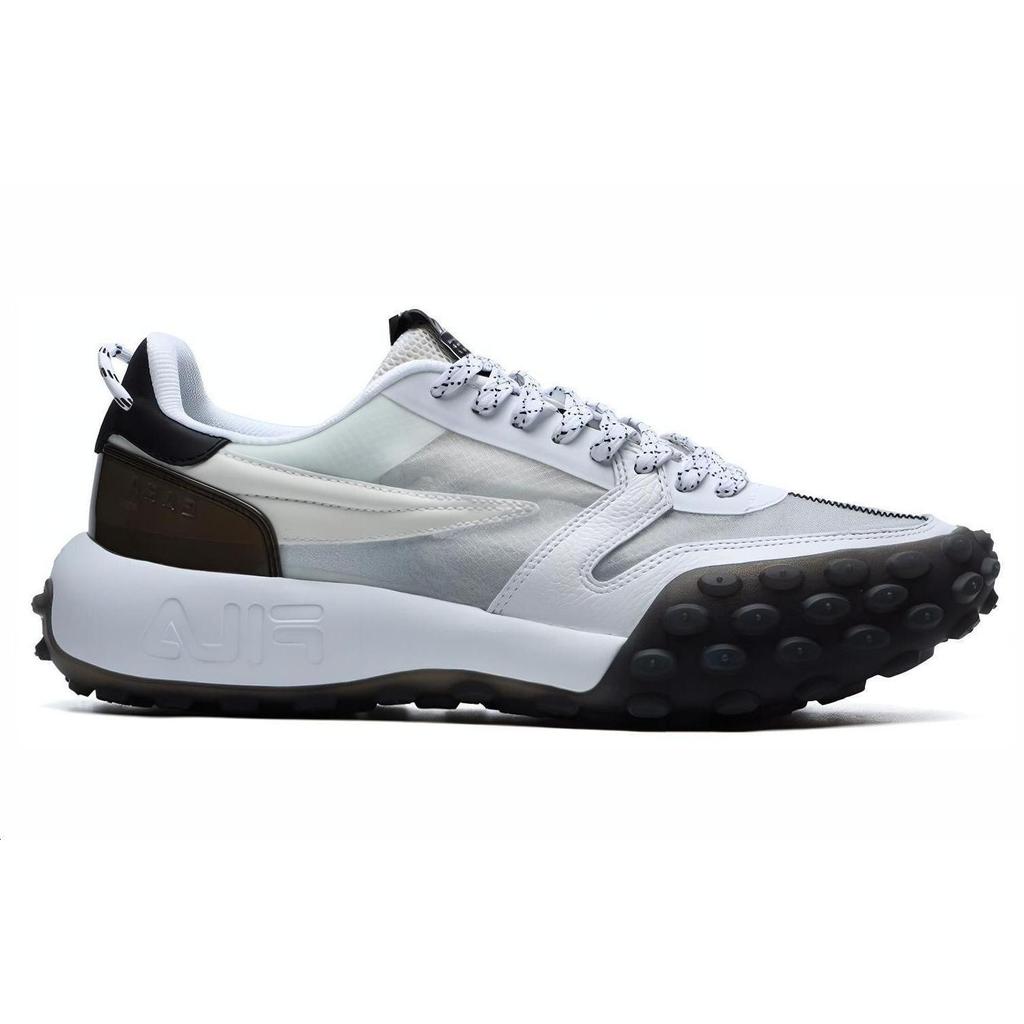 Fila Gara Cushioning Abrasion Resistant Breathable Low Top Chunky Sneakers Men's Cloud Dancer F12M124140FCW