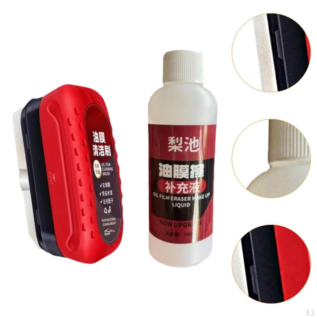 Car Glass Oil Film Remover Anti Fogging for Shower Doors 120ml Capacity Versatile Accessories