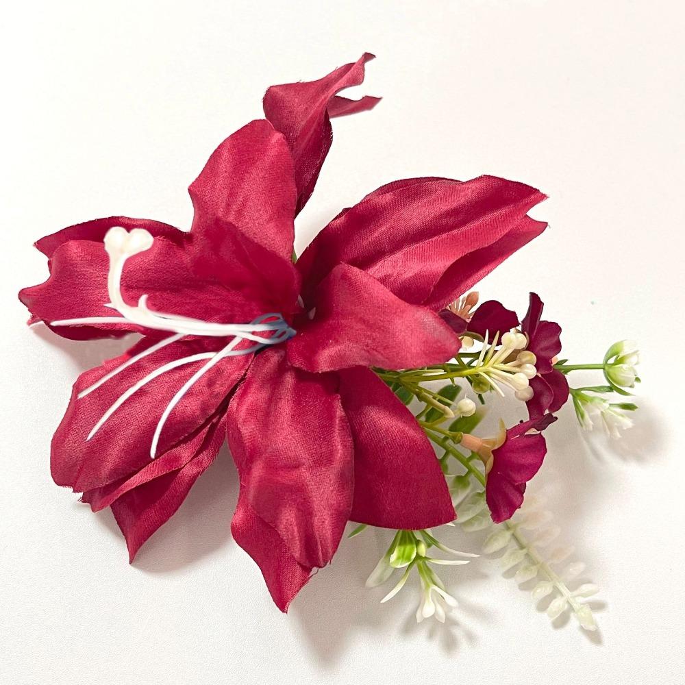 Bohemian Style Floral Duckbill Clip Elegant Hair Accessories Simulation Flowers Hair Clip  Women