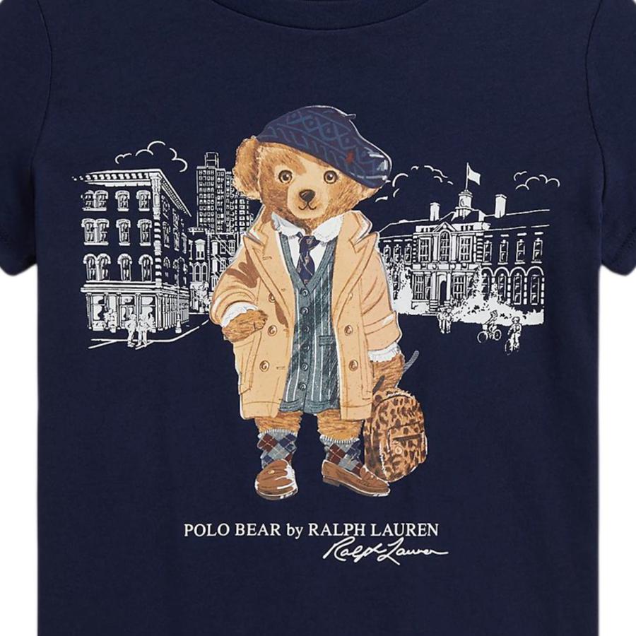Polo Ralph Lauren Polo Bear Cotton Knit T-Shirt Kids tops 313979033-001