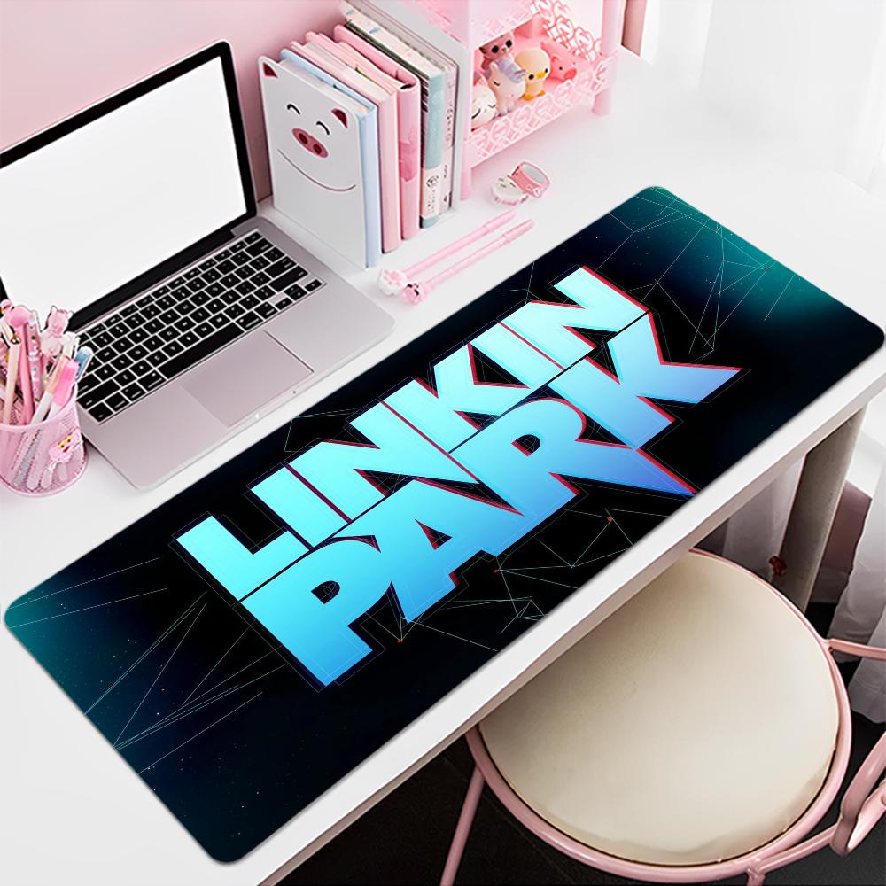 Band L-Linkin Cool P-Park  Mousepad Custom Skin Cartoon Anime Gaming Mouse Pad Keyboard Mouse Mats Desk Mat Accessories Bedroom LockEdge 300x600x2mm
