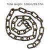 Halloween Simulation Iron Chain Prop Decorate Chain for Halloween Party Men Women Fashion Jewelry Necklace Basic Punk Style Deco