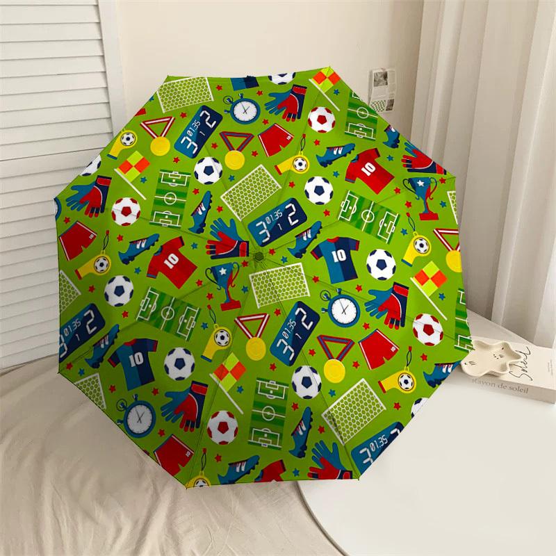 

1PC Soccer Field Umbrella-8-Rib Reinforced, Automatic Open, Lightweight & Durable, Fashion Accessory for Outdoor-L0379