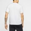 Nike Solid Color Crew Neck Sports Tee Men Tops White BQ2971-100