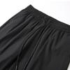 Solid Color Capri Pants Elastic Waist Men Drawstring 3/4 Length Cropped Trousers Sweatpants