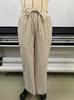 2026 Women's High-Waisted Cross-Color Striped Wide-Leg Pants - New Spring/Autumn Casual Slimming Fit