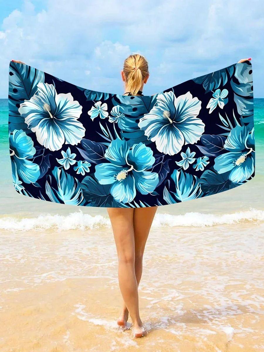Cuuute dolphin-animal printed beach towel, ultra-fine fiber quick drying absorbent bath towel, outdoor swimming sports towel 50X100