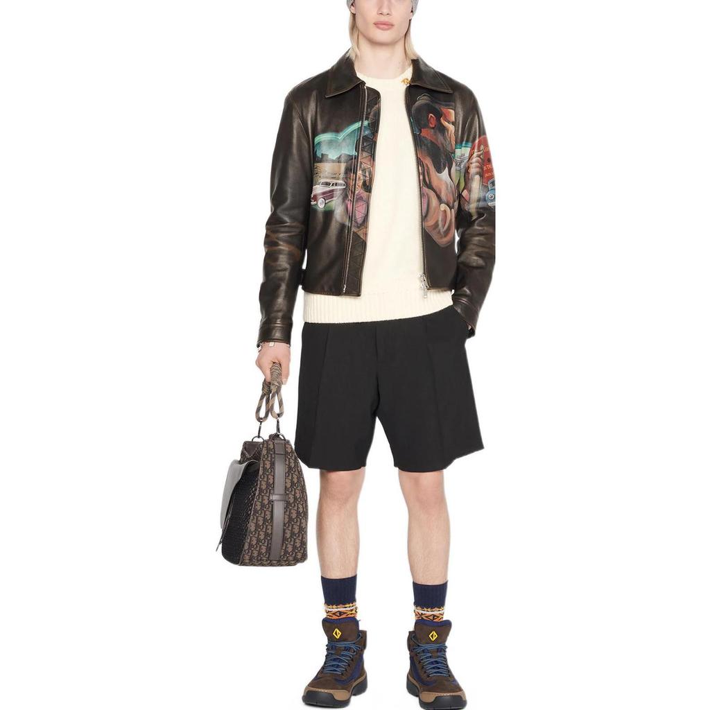 DIOR Quarterly New Products FW22 Casual Shorts Men's Black 183C140B5606-C900