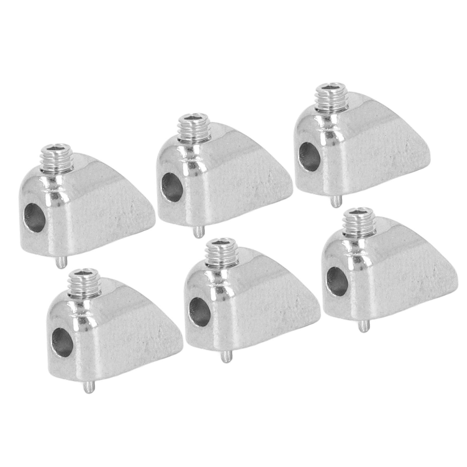 Electric Headless Guitar Locking Nut Zinc Alloy Replacement for 6 String Split Type