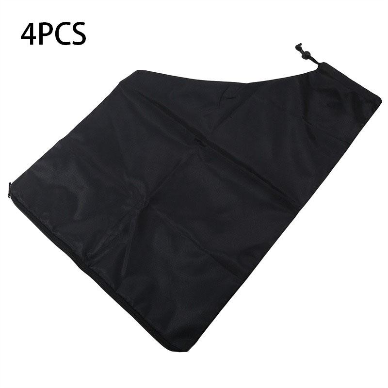 Heavy Duty Leaf Collection Bag for Outdoor Blower Vacuum Large Capacity Black Replacement Debris Bag