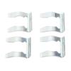 4 PCS Rear Brake Hose Clips 191611715 Metal Brake Line Retainer Hose Clamps For Mk4 Mk5 Mk6 Ameo Corrado