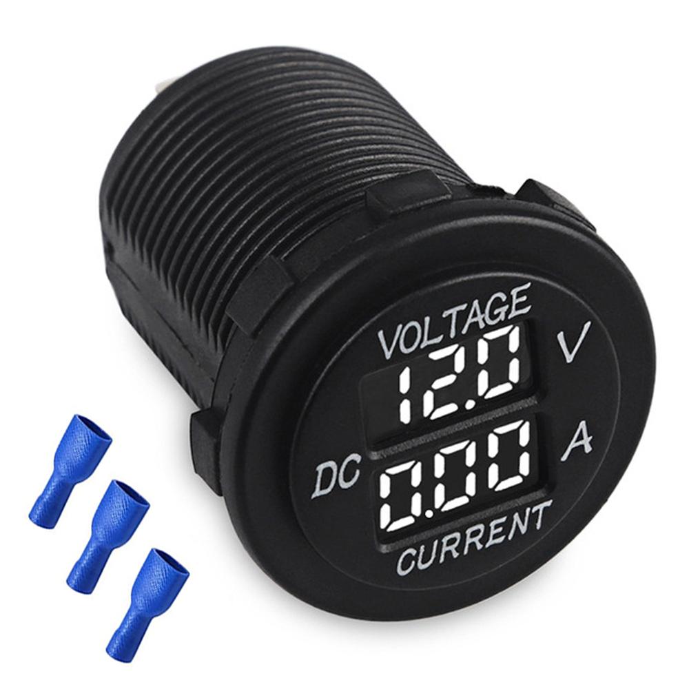 Universal DC 9V To 48V 10A Digital Voltmeter Ammeter Voltage Current Meter LED Display Measurement for 12V 24V 36V Electric Je10