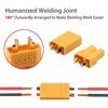 JUTOSU XT30 Connectors, Male & Female Plugs for XT30 RC Bullet LiPo Battery, 10 Pairs