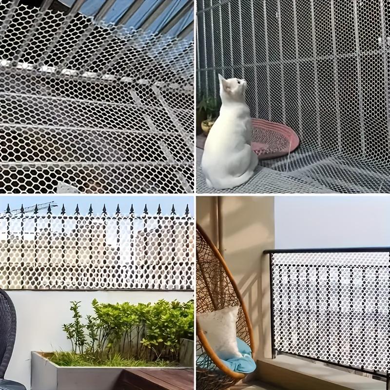 Balkon Katzensicherheitsnetz Katzensicheres Netz , Schutzgitterzaun, Verschlüsseltes Anti-Ausbruchsnetz für Innen-/Außenbereich, Balkon-Sicherheitsnetz Sicherer Zaun