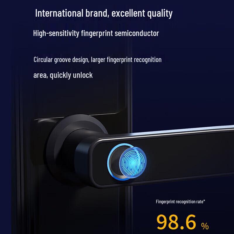 GEPAD P08 Smart Fingerprint Office Access Control Lock CN plug (adapter included)