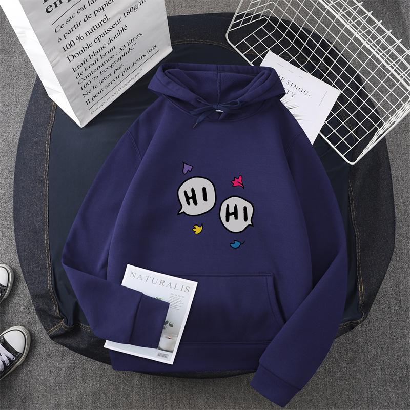 Spring/Summer Women's Aesthetic Clothing Men's Sportswear Pattern Hoodie Harajuku Sudadera