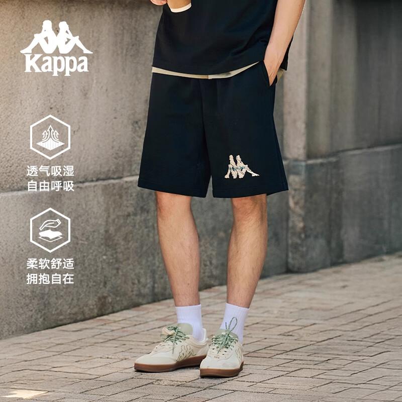 Kappa Men s 2025 Summer Retro Breathable Sports Shorts L