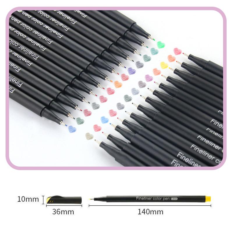 Colored Fine Point Markers Drawing Pens, Journal Planner Pens, Fineliner Pen for Writing Note Taking Calendar Agenda Coloring