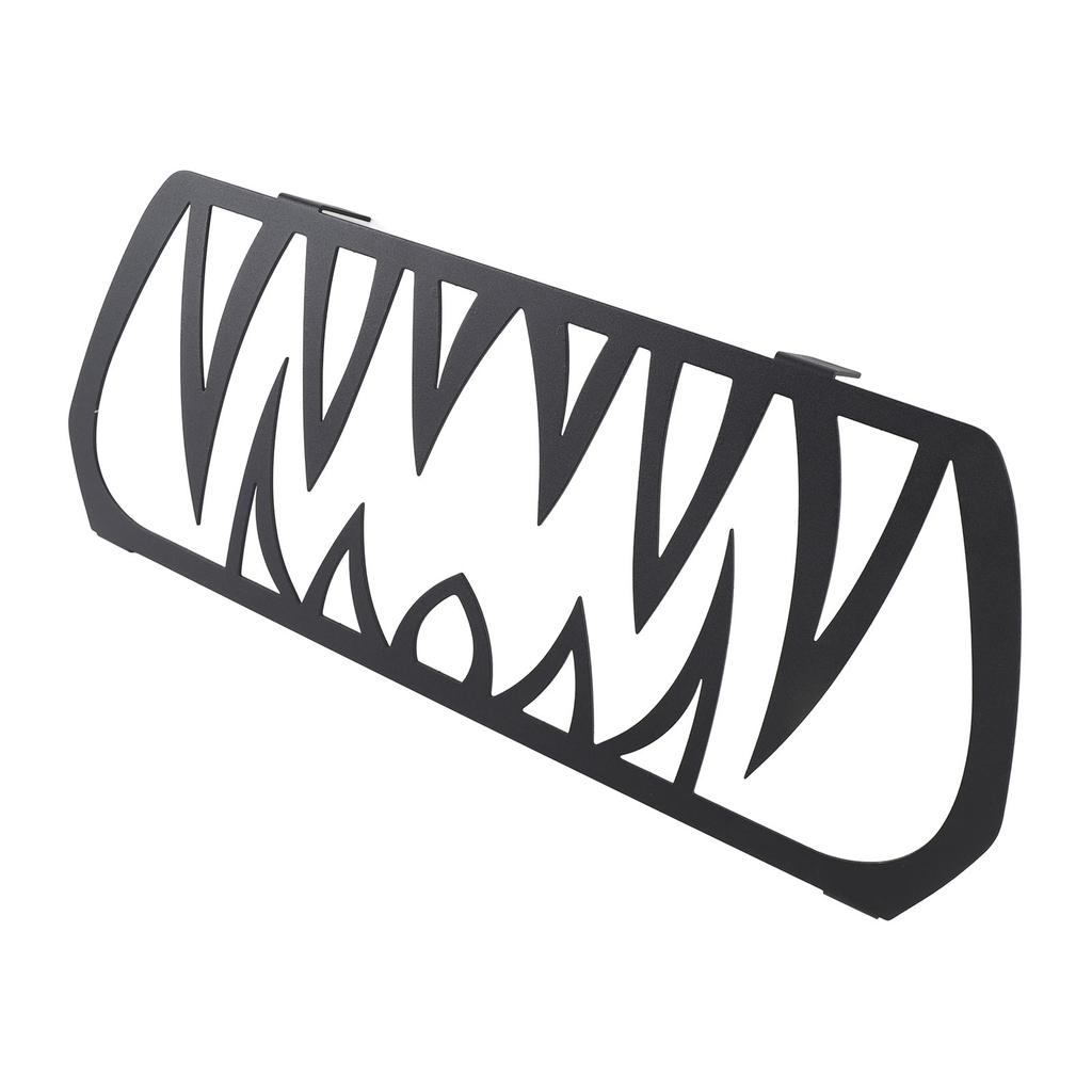 Front Grille Teeth Insert Aluminum Powder Coated Cool Look Rustproof Long Lasting for Ryker All Models Black