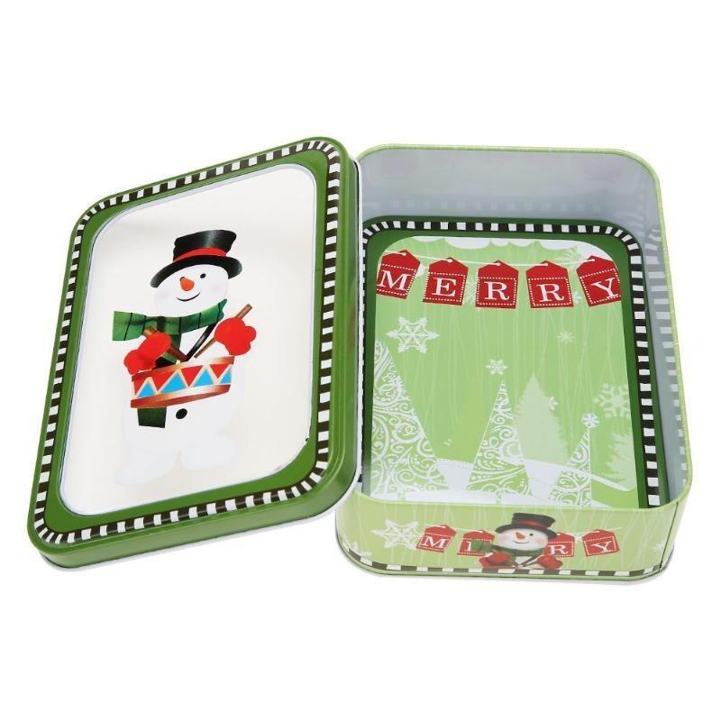 Package Tin Box Cans Wedding Party Candy Baking Cookies Biscuit Case Storage Tank Sundries Soap Tin Box Creative Christmas Gift