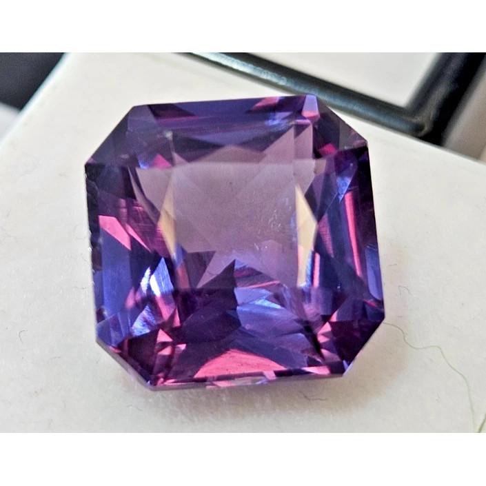 6-7 Ct Natural Alexandrite Color Changing Square Cut Fabulous Loose Gemstone