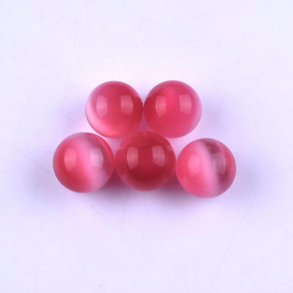 White Crystal Agate Round Ball 20mm: Non-Porous Natural Stone for DIY Fluorite Craft Ornaments