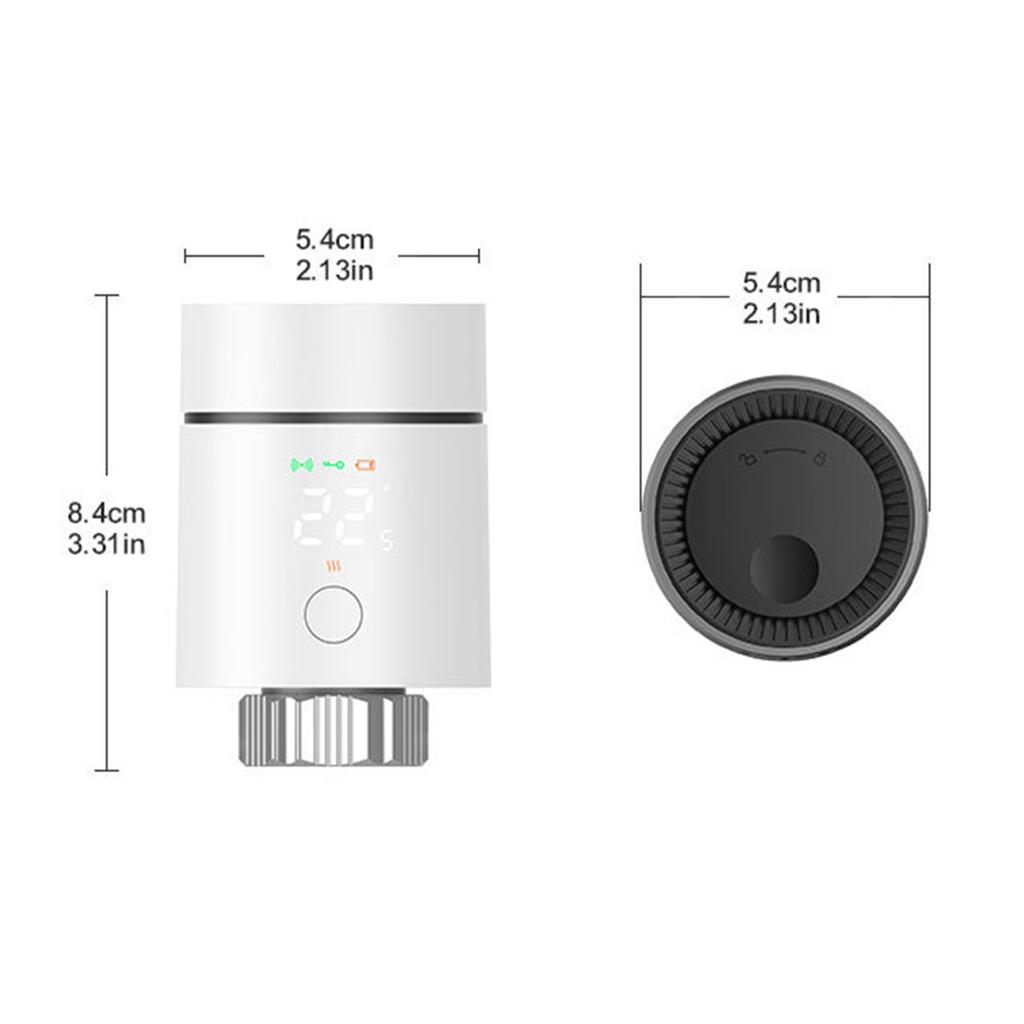 For ZigBee Smart Radiator Actuator Valve Supports App Remote Control Thermostat Radiator Actuator Support for Alexa/Google Home