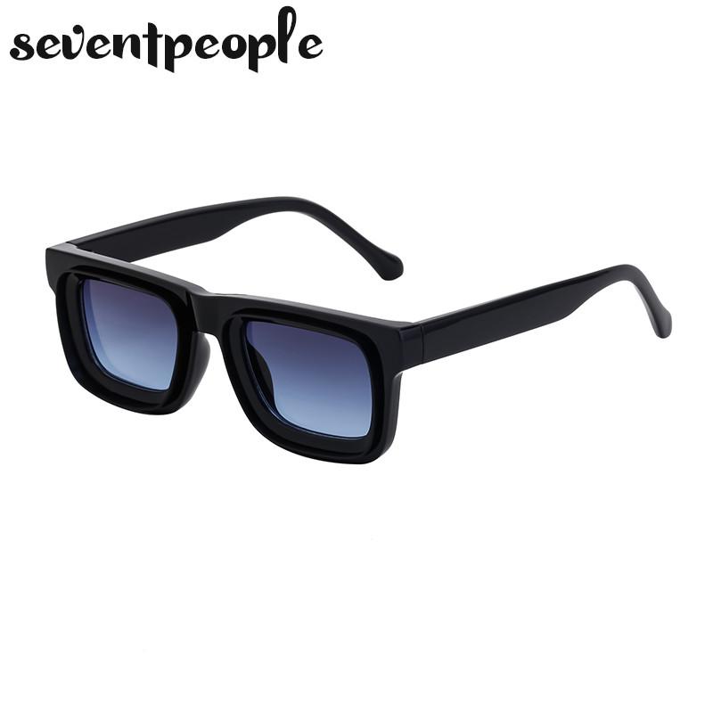 

Квадратные солнцезащитные очки Super Vision для мужчин Дизайнерские модные прямоугольные солнцезащитные очки класса люкс для женщин Новинка в прямоугольных оттенках