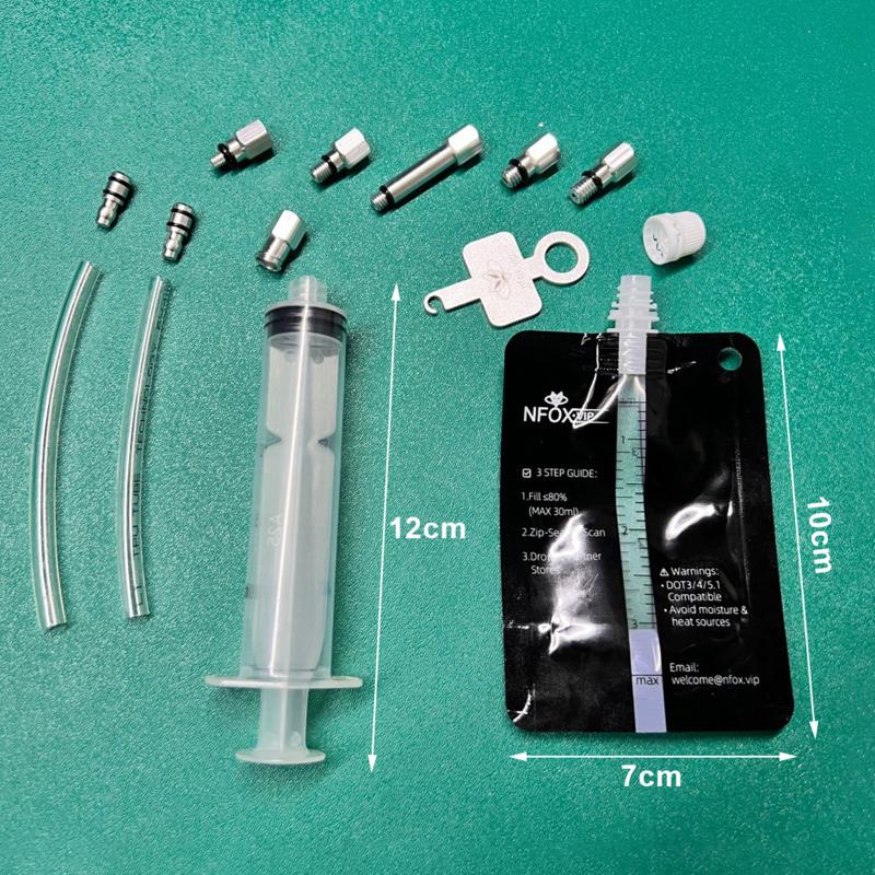 14-piece Aluminium Oil Change Tool Set for Bicycle Electric Scooter Universal Application Kit for Quick and Safe Repairs