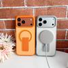 Color Block Magnetic Stand Phone Case for iPhone 17 Pro Max, Apple 16, and 15 - Soft Edge, Hard Shell