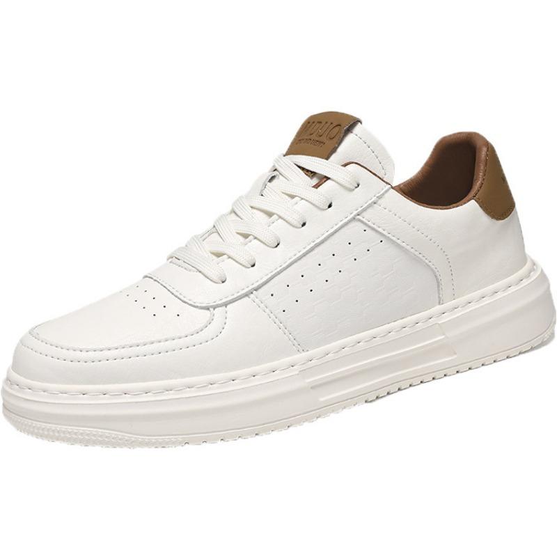 Neue Sommer atmungsaktive Mode Trend vielseitige Sport Freizeit dicke Sohle Schuhe Herren weiße Schuhe vielseitig