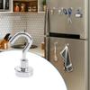 50/1Pcs Strong Magnetic Hooks Multi-Purpose Neodymium Magnet Hook Kitchen Refrigerator Keys Coat Storage Holders Bathroom Hanger