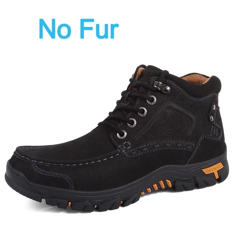 

Высококачественные мужские повседневные ботильоны из натуральной кожи для походов на открытом воздухе 2024 года, нескользящие кроссовки на шнуровке, модный люксовый бренд 38