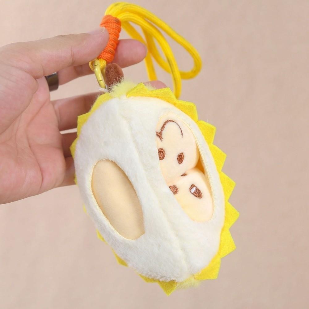 Portable Durian Fruit Plush Toy Detachable Durian Doll Gifts Fruit Durian Pendant