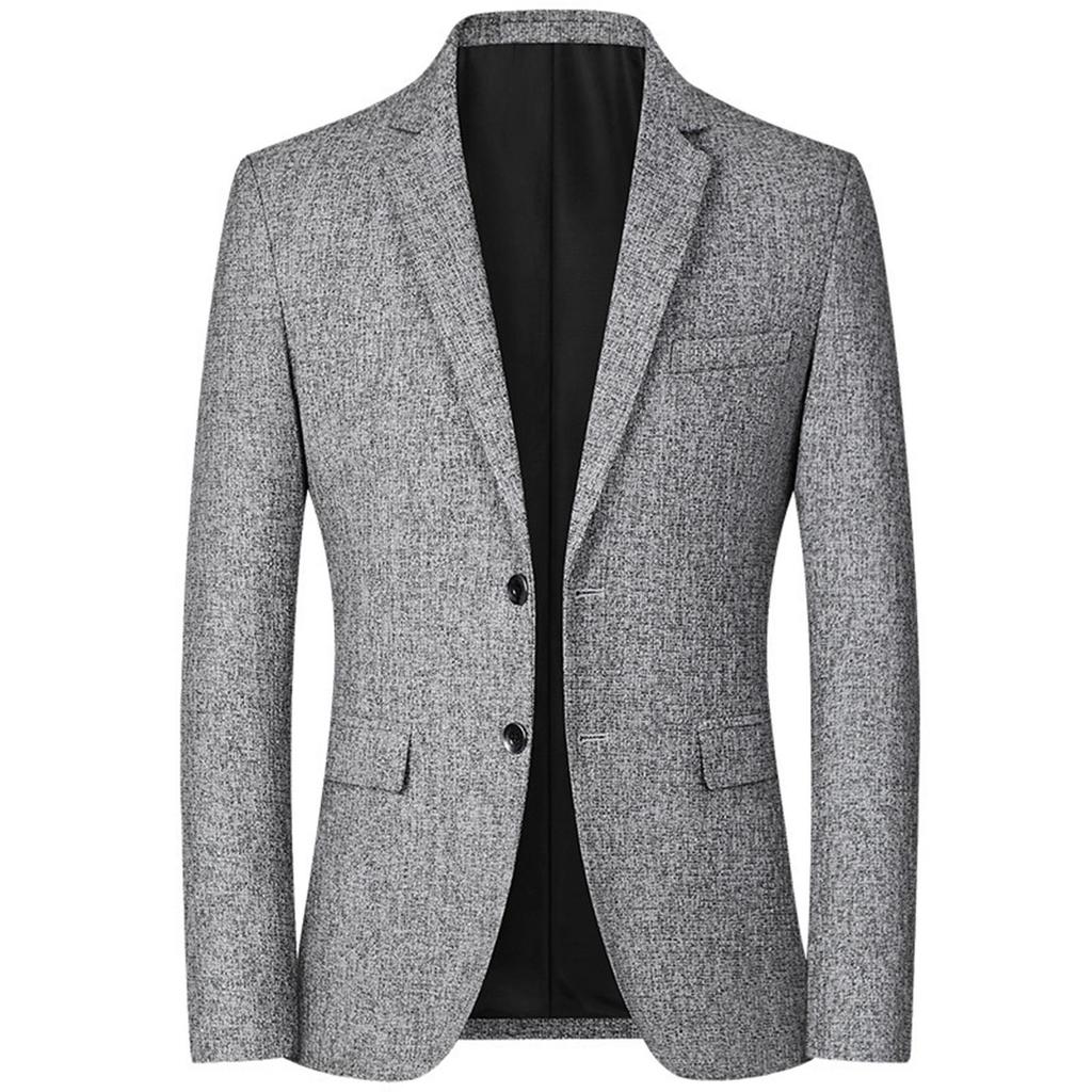 Men's Lightweight Spring/Fall Blazer Youthful, Minimalist, Slim-Fit, Non-Iron Casual Wear